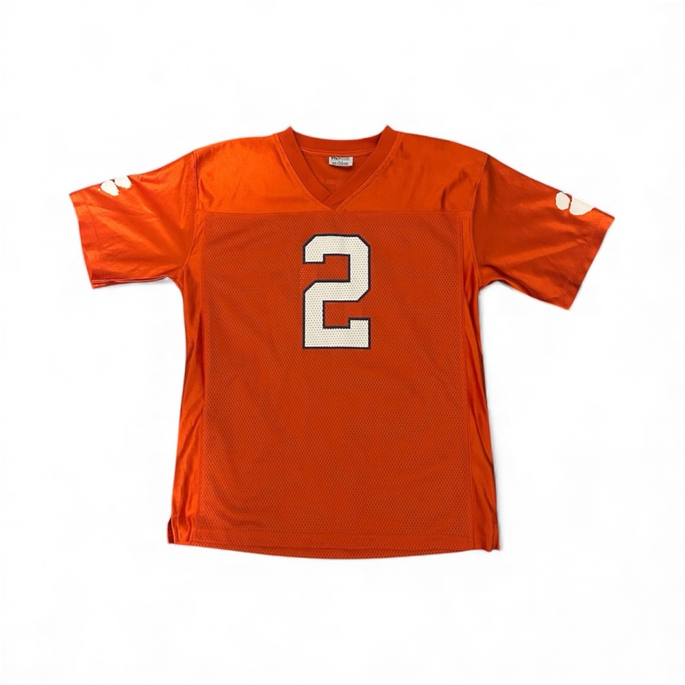 Clemson Tigers Orange Mesh Football Jersey #2